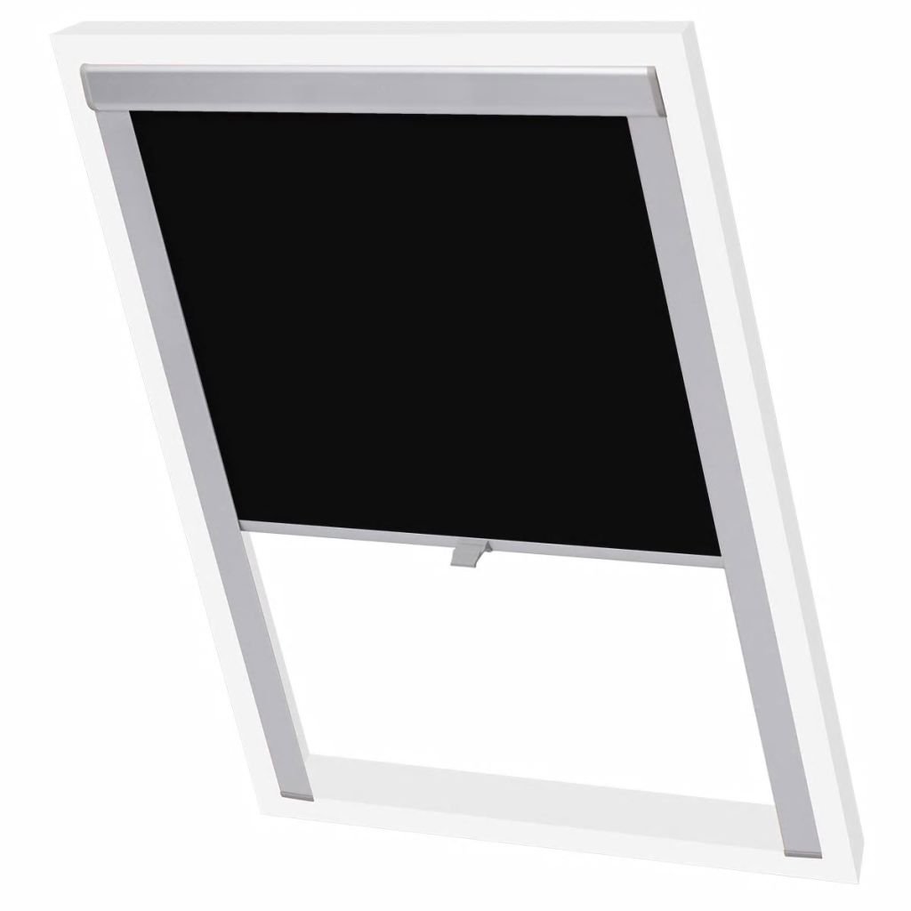 vidaXL Roleta zaciemniająca czarna P06/406/PK06