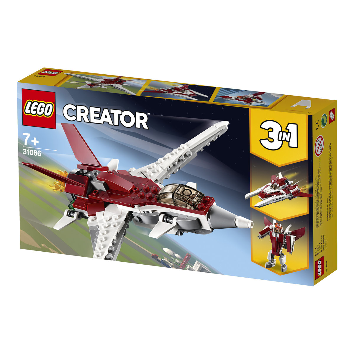 LEGO Creator Futurystyczny samolot 31086