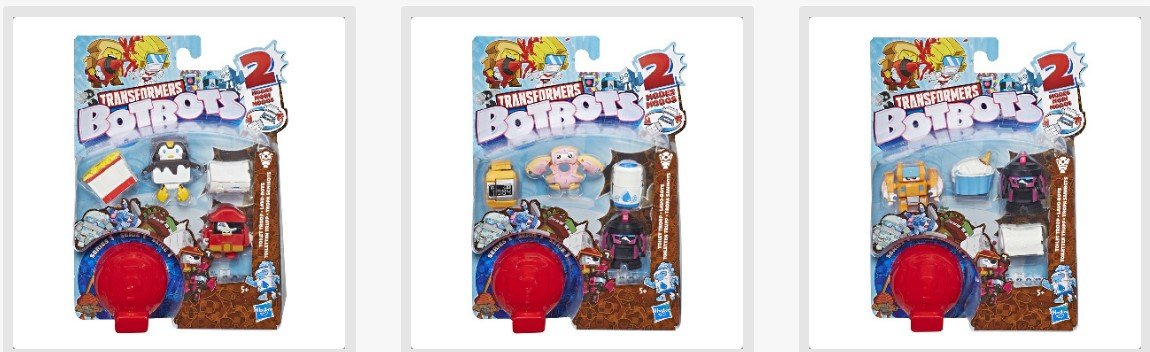 Transformers Figurki BOTBOTS 5-pak Toilet Troop