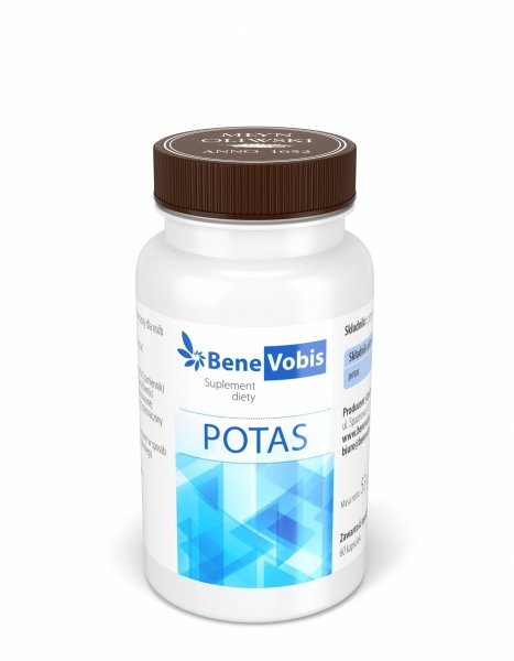 Młyn Oliwski Młyn Oliwski, Potas, Bene Vobis, 60 kapsułek