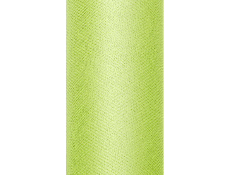 PartyDeco Tiul gładki, zielony jasny, 0,08 x 20 m TIU8-102