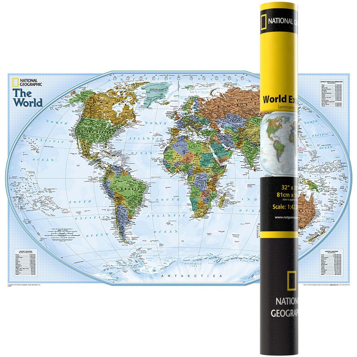 Świat Explorer mapa ścienna polityczna 1:42 334 000 National Geographic