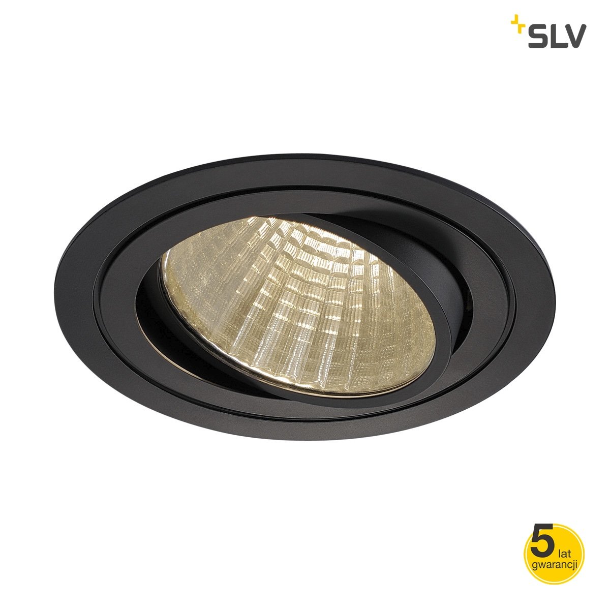 SLV SPOTLINE NEW TRIA LED DL ROUND Set 25W 3000K 30° czarny mat 114270