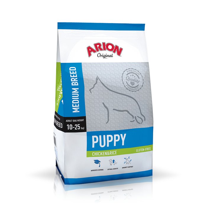 Arion Puppy Medium Breed Chicken&Rice 3 kg