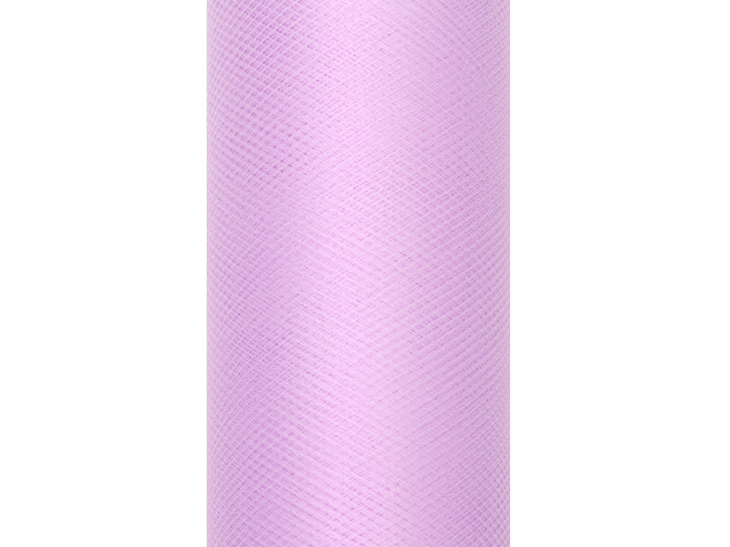Party Deco Tiul gładki lawendowy - 30 cm x 9 metrów - 1 szt. TIU30-002