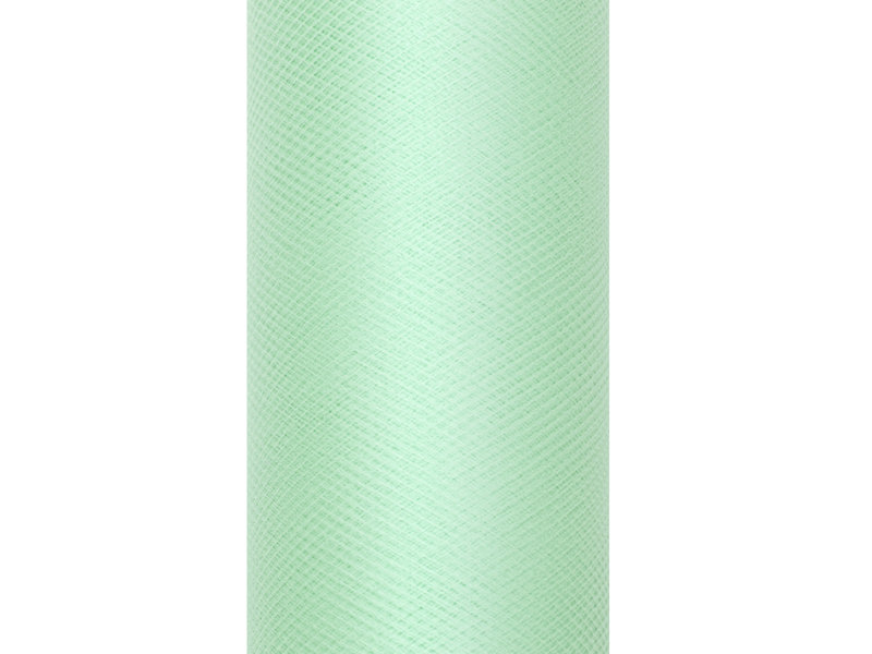 PartyDeco Tiul gładki, miętowy, 0,08 x 20 m TIU8-103