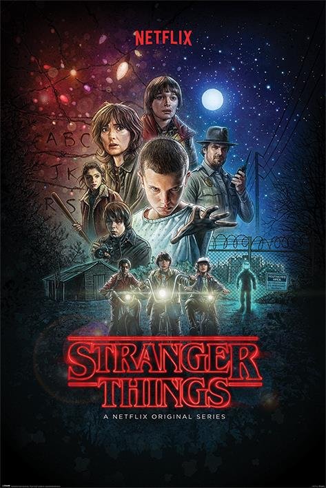 Stranger Things One Sheet Maxi plakat 61 x 91,5 cm (PP34404-Multicoloured-61 x 91.5cm)