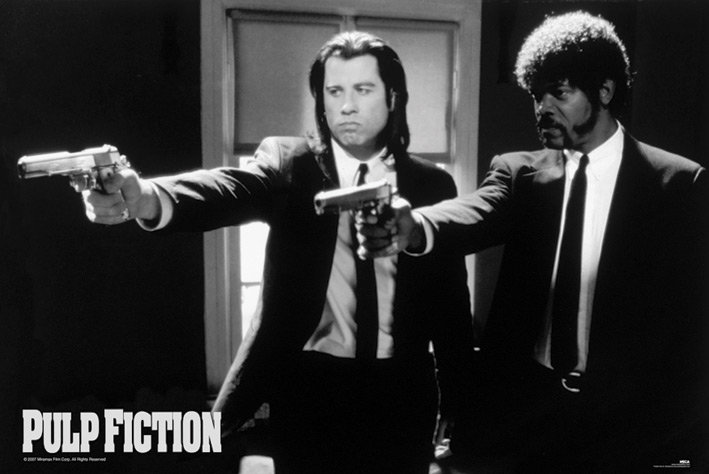 Pyramid Posters Pulp Fiction (B&W Guns) - plakat GPP51003