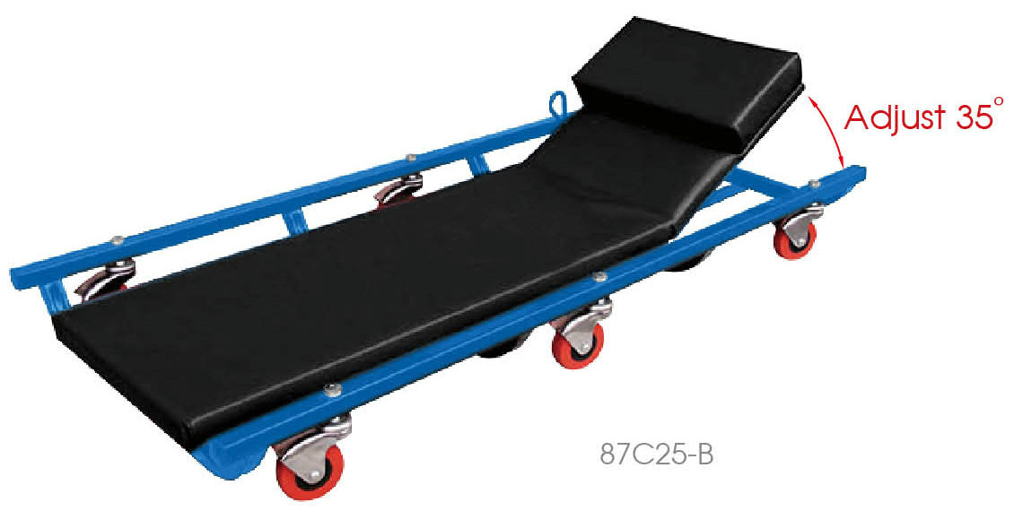 Leżanka warsztatowa KING TONY 87C25A-B, 102x42,5x11 cm