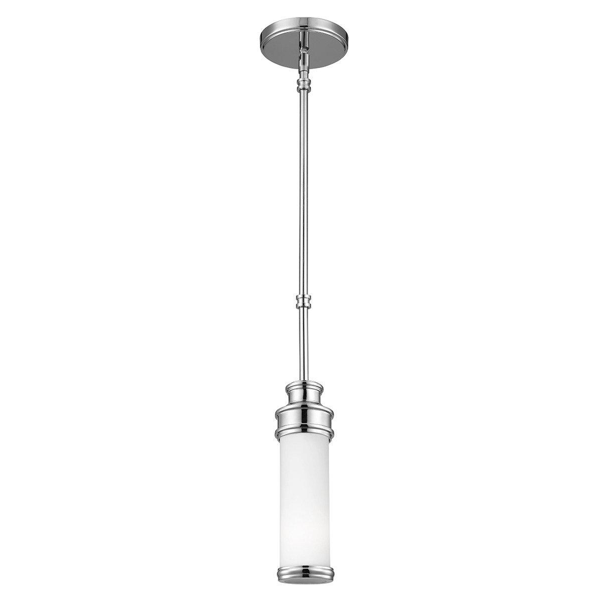 Feiss LAMPA wisząca FE/PAYNE/MPBATH łazienkowa OPRAWA w stylu angielskim zwis LED 3,5W tuba IP44 chrom biała