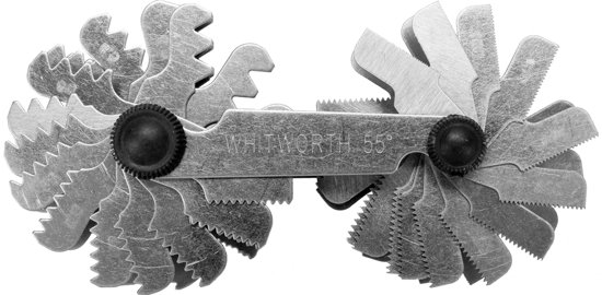 Yato SPRAWDZIAN GRZEBIENIOWY DO GWINTÓW METRYCZNYCH 60° 025 6,0 MM I WHITWORTH 55° 4 62 BSW 52 SZABLONY YT-29984 YT-29984