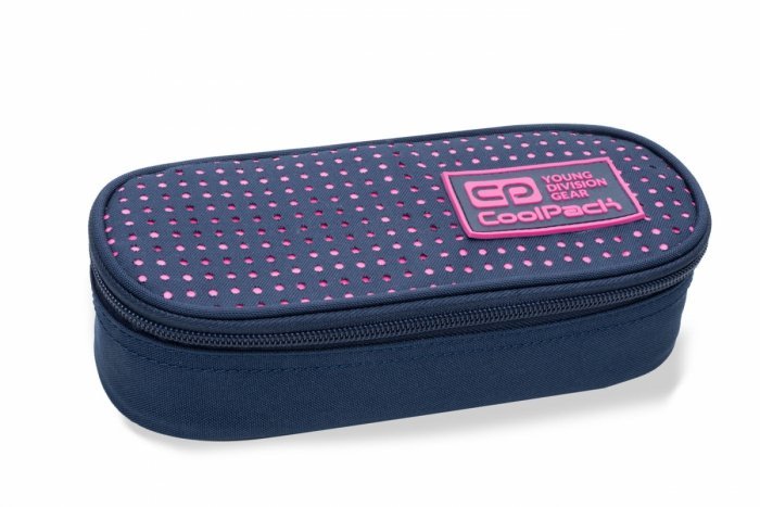 CoolPack CAMPUS Piórnik z organizerem Dots Pink Navy 62061