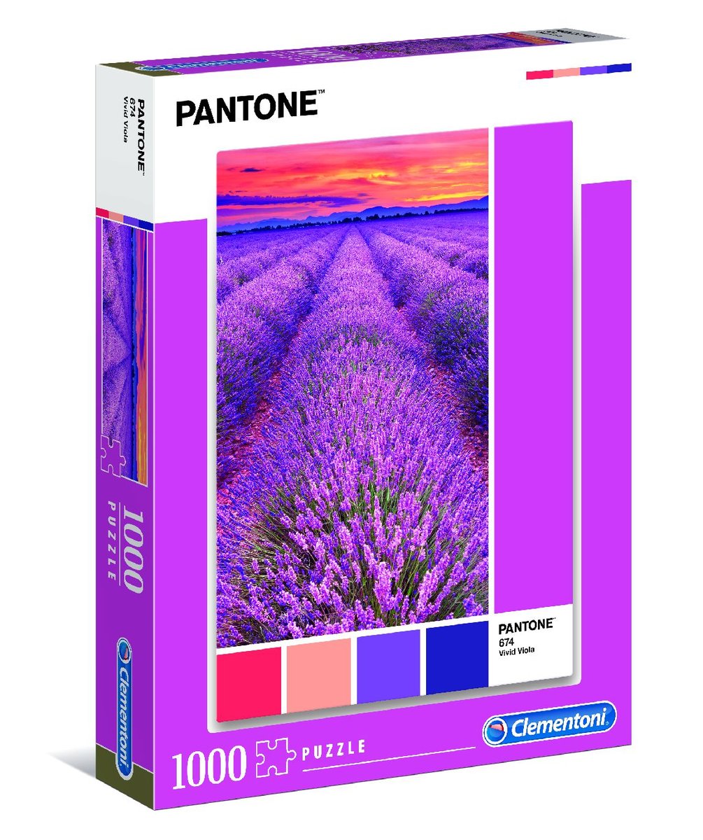 Clementoni Puzzle 1000 elementów Pantone - Vivid Viola