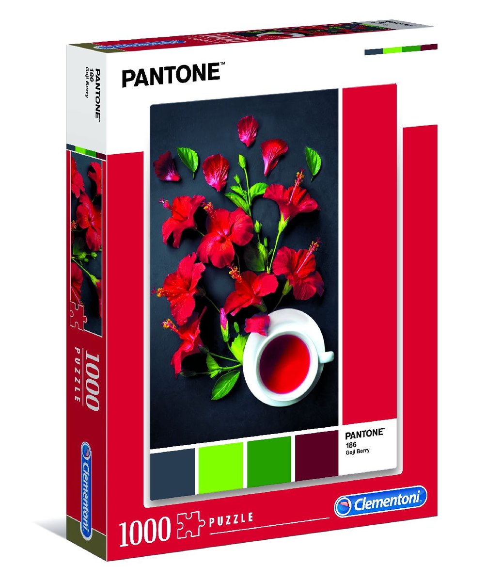 Zdjęcia - Puzzle i mozaiki Clementoni Puzzle 1000 elementów Pantone Czerwony hibiskus 