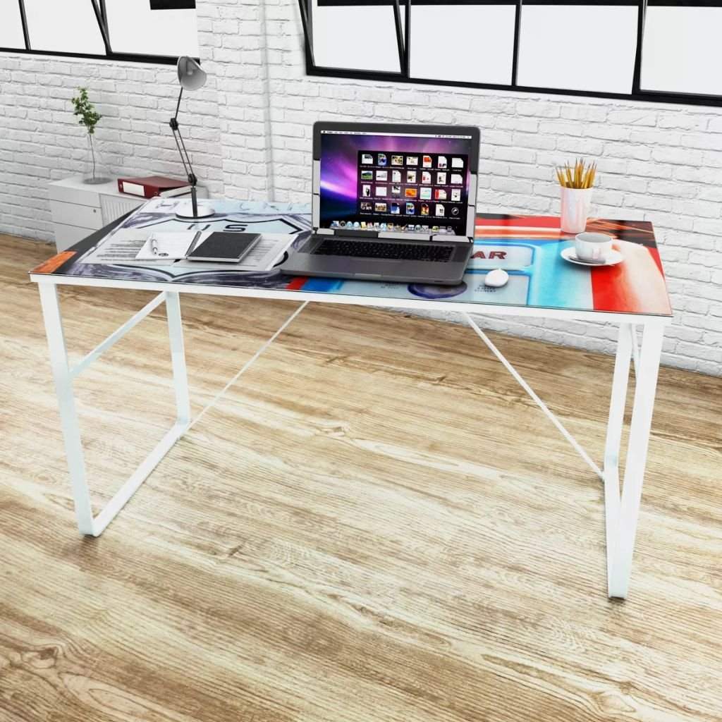 vidaXL Unikatowe, prostokątne biurko