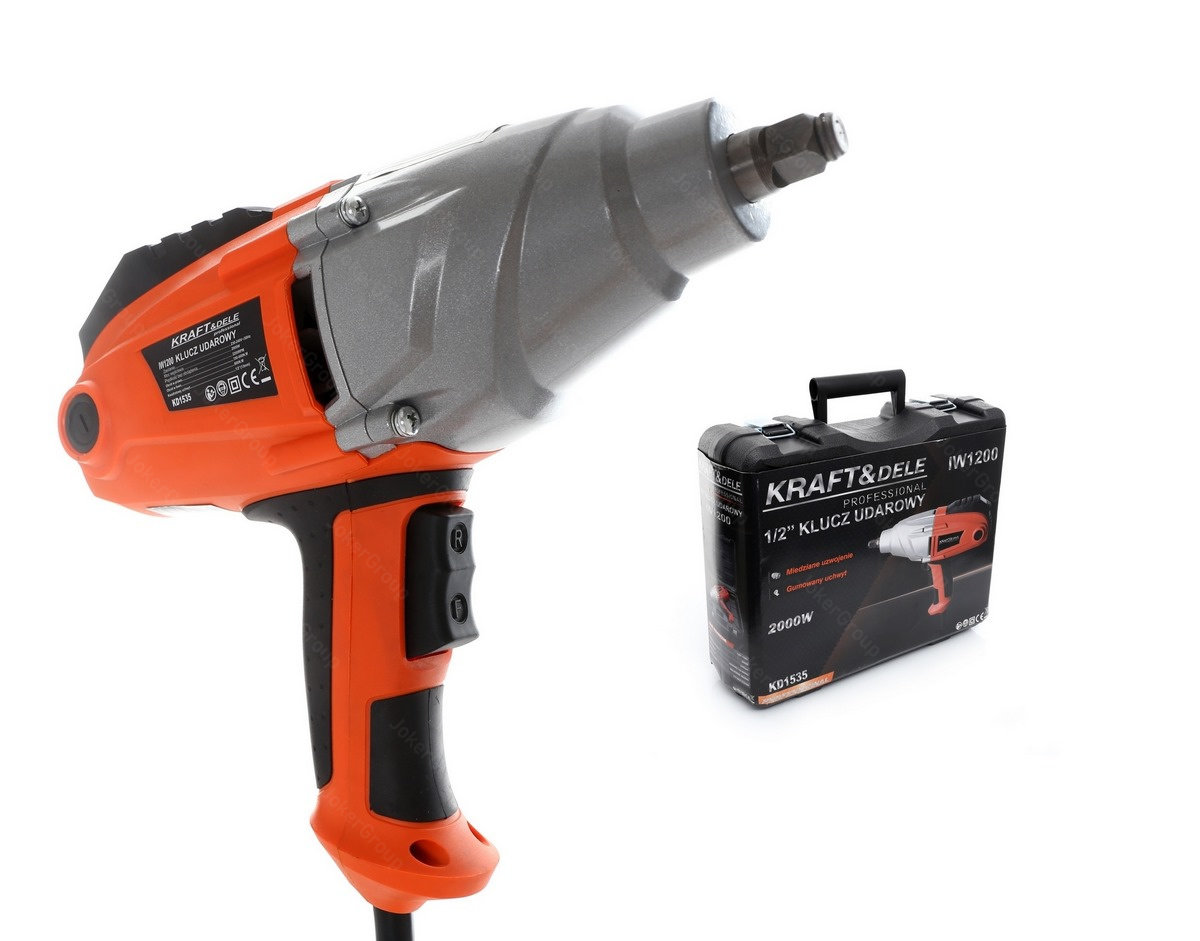 Kraft Dele Klucz Udarowy 2000W ! 800Nm 1/2'' LCD