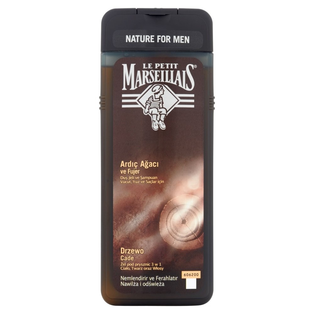 Le Petit Marseillais Le Petit Marseillais Nature For Men żel pod prysznic 3w1 Drzewo Cade 400ml