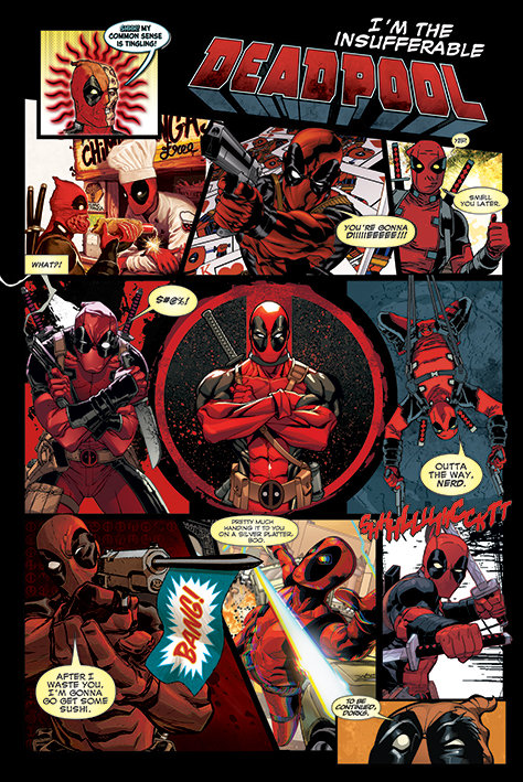 Pyramid Posters Deadpool (Panels) - plakat PP33793