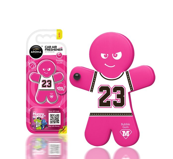 Aroma Car MTM INDUSTRIES Odświeżacz powietrza manny - bubble gum AMI-A92994