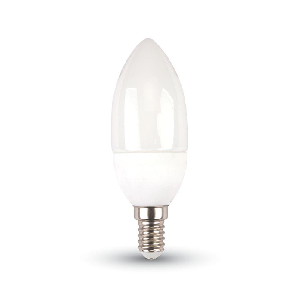 V-TAC 3W LED lemput E14 Žvaks formos 2700K šiltai balta šviesa