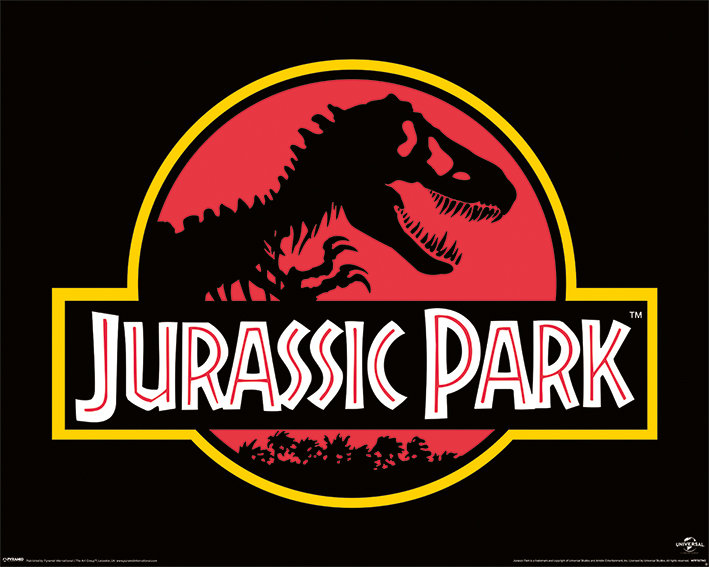 Pyramid Posters Jurassic Park Classic Logo - plakat z filmu 50x40 (MPP50740)