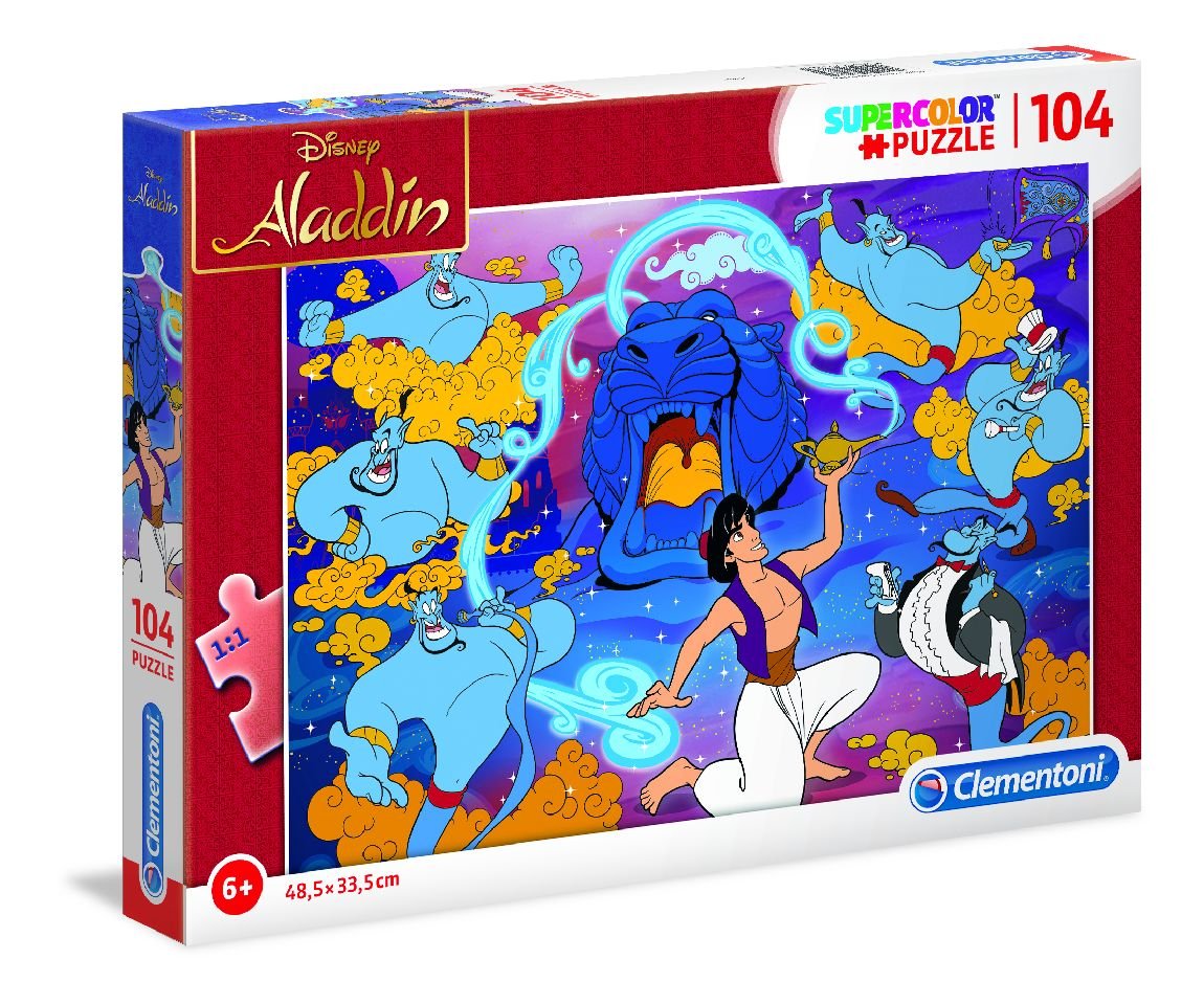 Clementoni Puzzle 104 elementy Super Kolor Alladyn