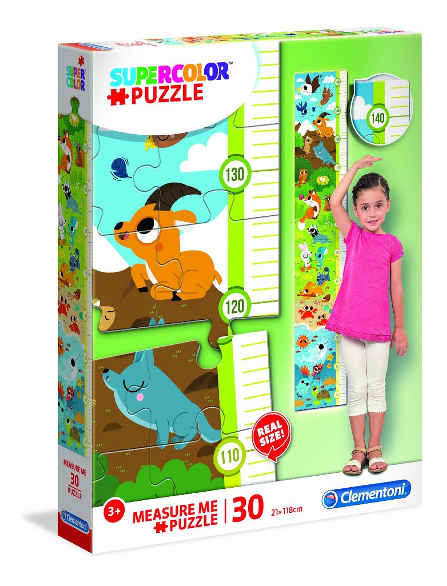 Clementoni Puzzle 30 elementów Measure Me - Słodkie zwierzątka
