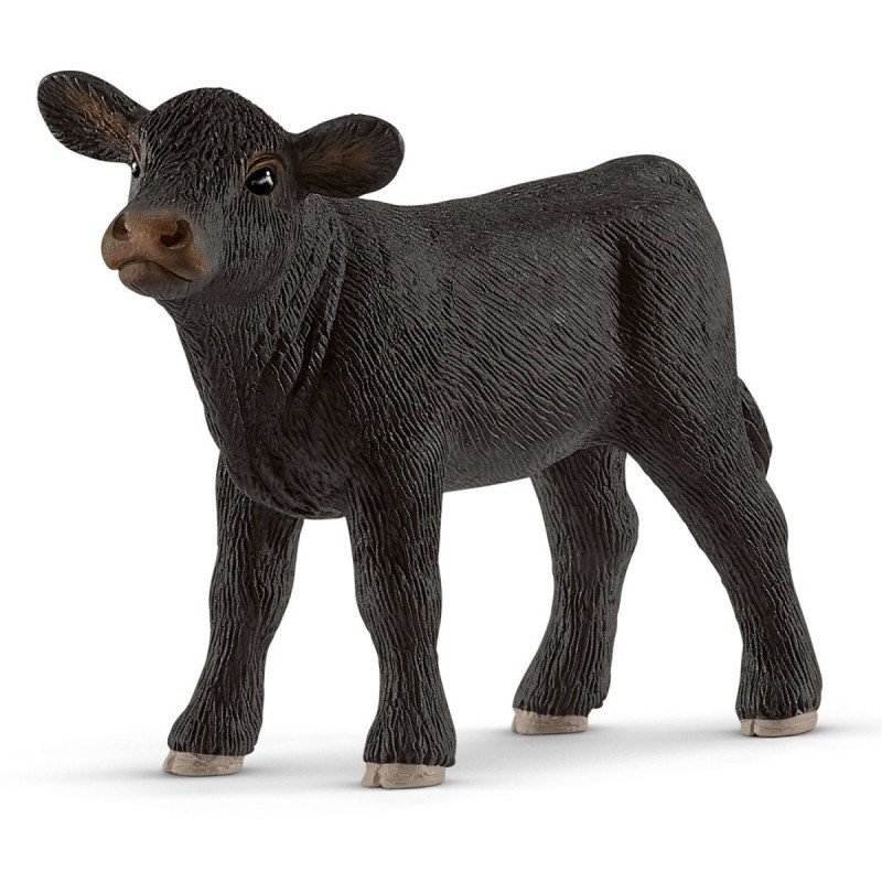 Schleich Czarne cielę Aberdeen Angus