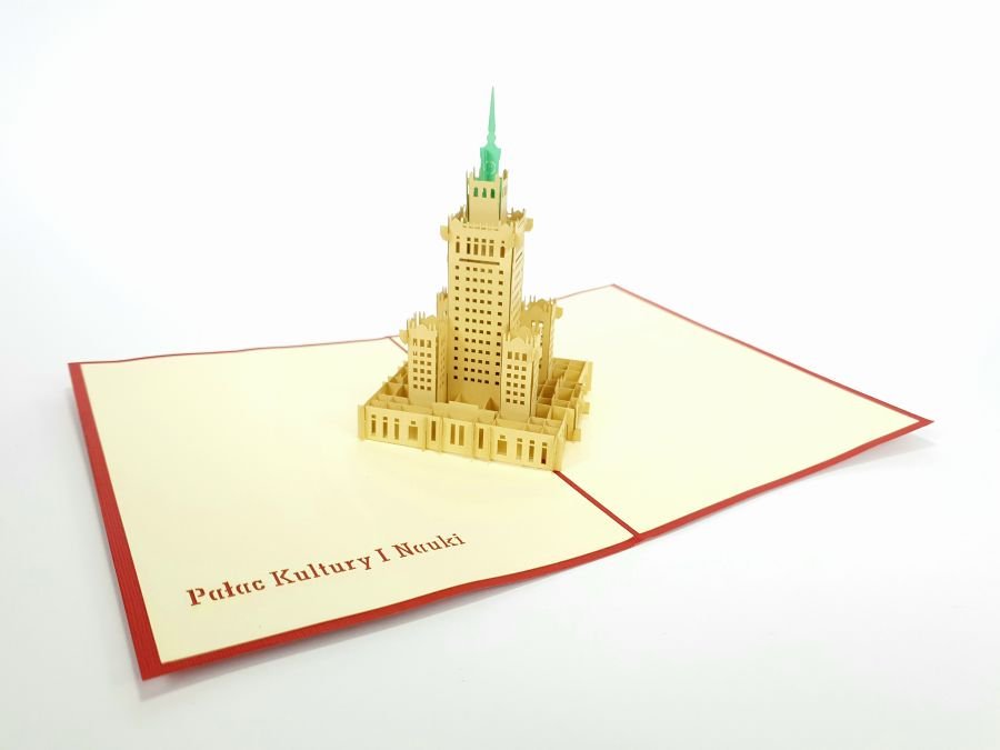 GrandGift Karnet na każdą okazję 3D, Pałac Kultury i Nauki w Warszawie