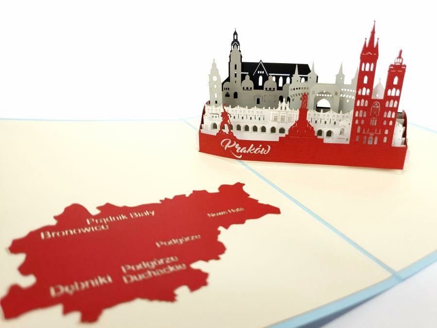 GrandGift Karnet na każdą okazję 3D, Kraków