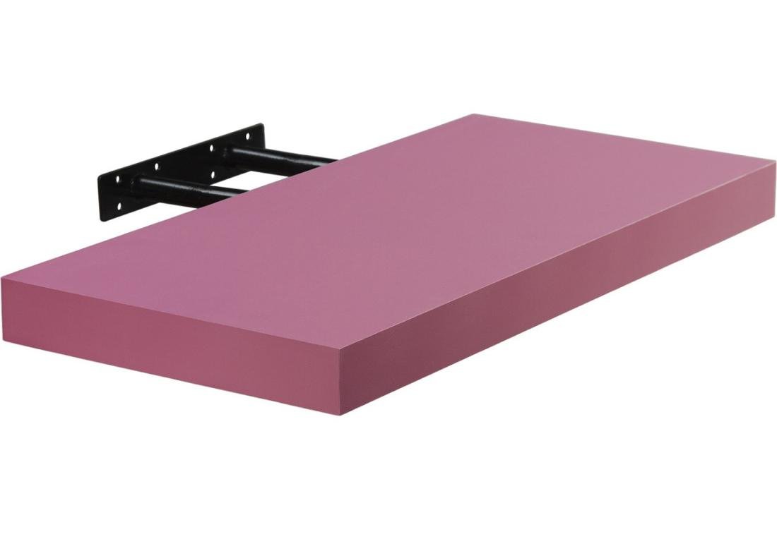Stilista Półka ścienna Volato wolnowisząca różowa, 50 cm