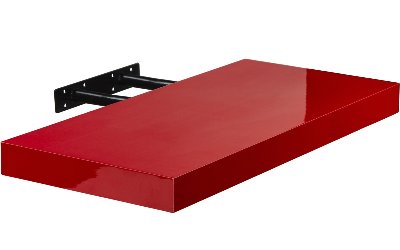 Stilista Półka ścienna Volato czerwona z połyskiem,90 cm
