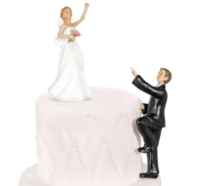 PartyDeco Figurka Pan Młody wspinający się, 14 cm PF43
