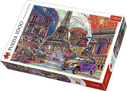 Trefl Puzzle 10524 Kolory Paryża 1000 elementów ŁÓDŹ 10524