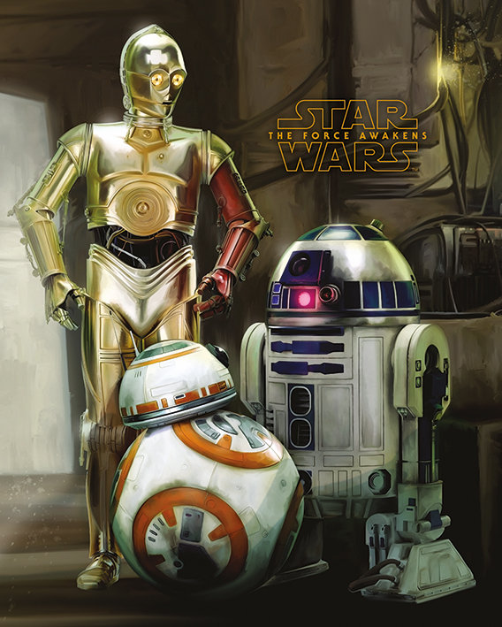 Plakat PYRAMID INTERNATIONAL Star Wars Epvii Droid products, 40x50 cm