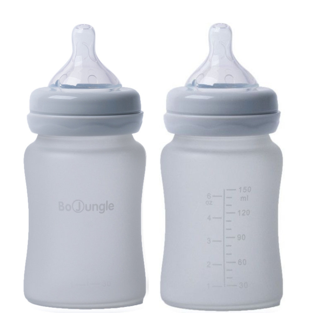 BO Jungle BO JUNGLE Butelka szklana B-Thermo 150 ml Grey