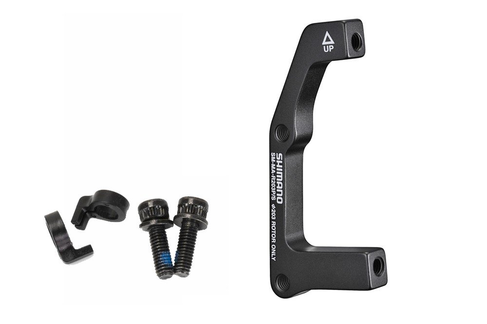 Shimano Adapter hamulca tarczowego SM-MA-R203 czarny / Rodzaj mocowania: PM-IS / Rozmiar: 203 mm ISMMAR203PSA
