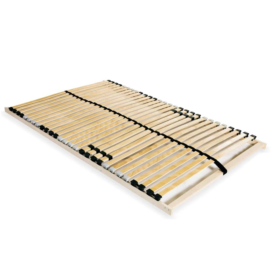 vidaXL Stelaż do łóżka z 28 listwami, 7 stref, 100x200