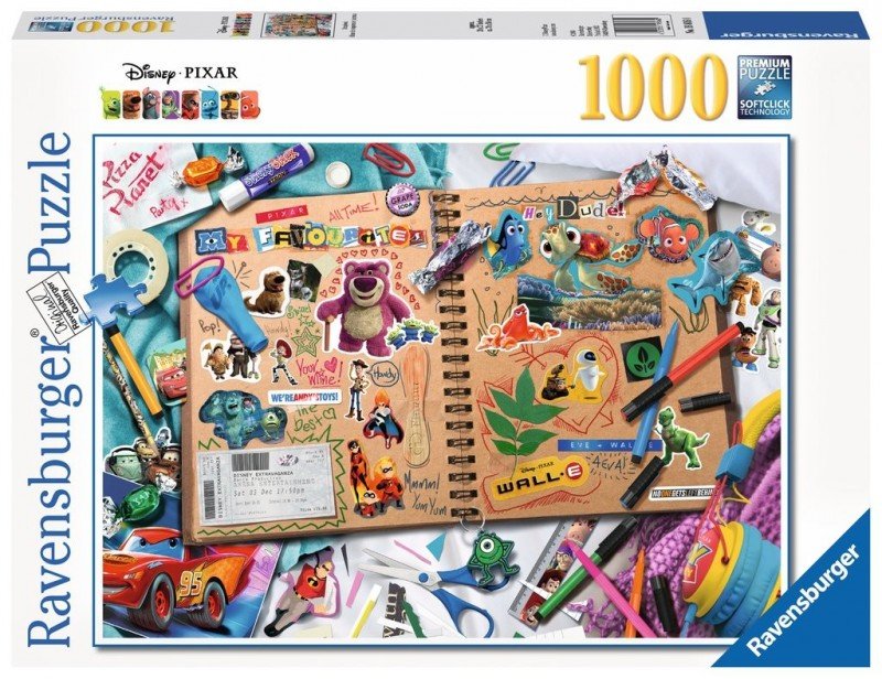 Trefl Puzzle 1000 elementów Pixar Scrapbook