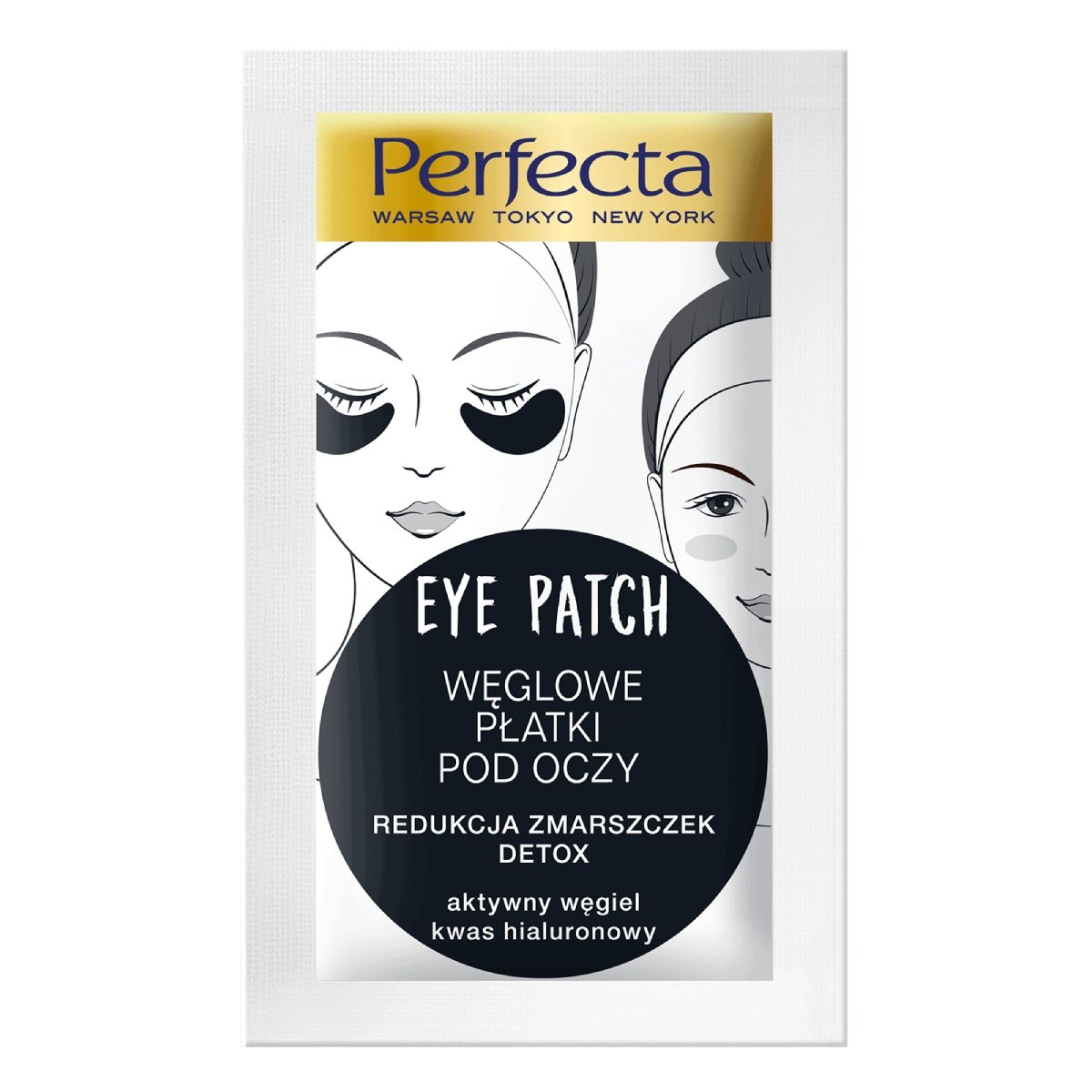 Perfecta Eye Patch Węglowe płatki pod oczy 1szt