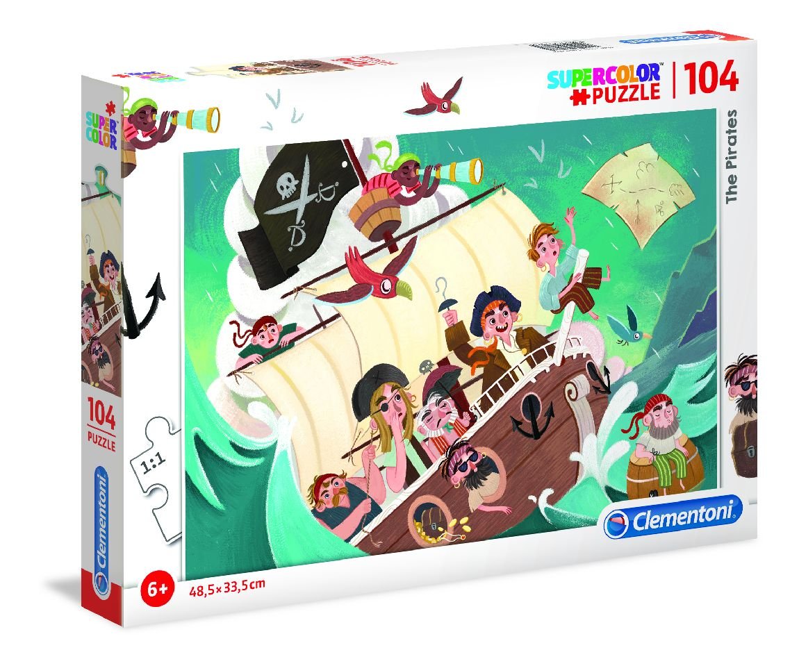 Clementoni Puzzle 104 elementy Piraci