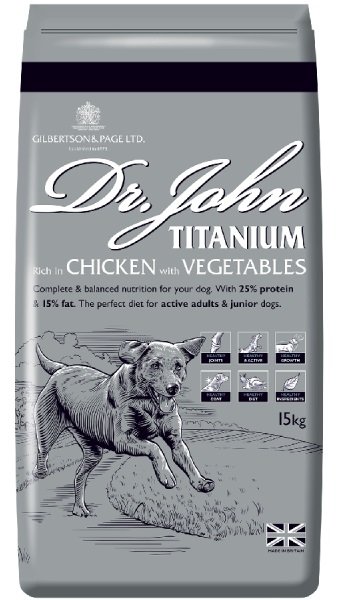 Dr John Titanium Rich in Chicken with Vegetables 15 kg