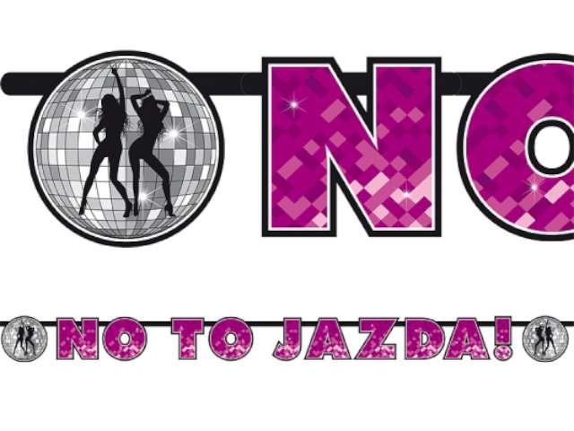 PartyDeco Baner holograf. No to jazda!, 14 x 177cm GRL11