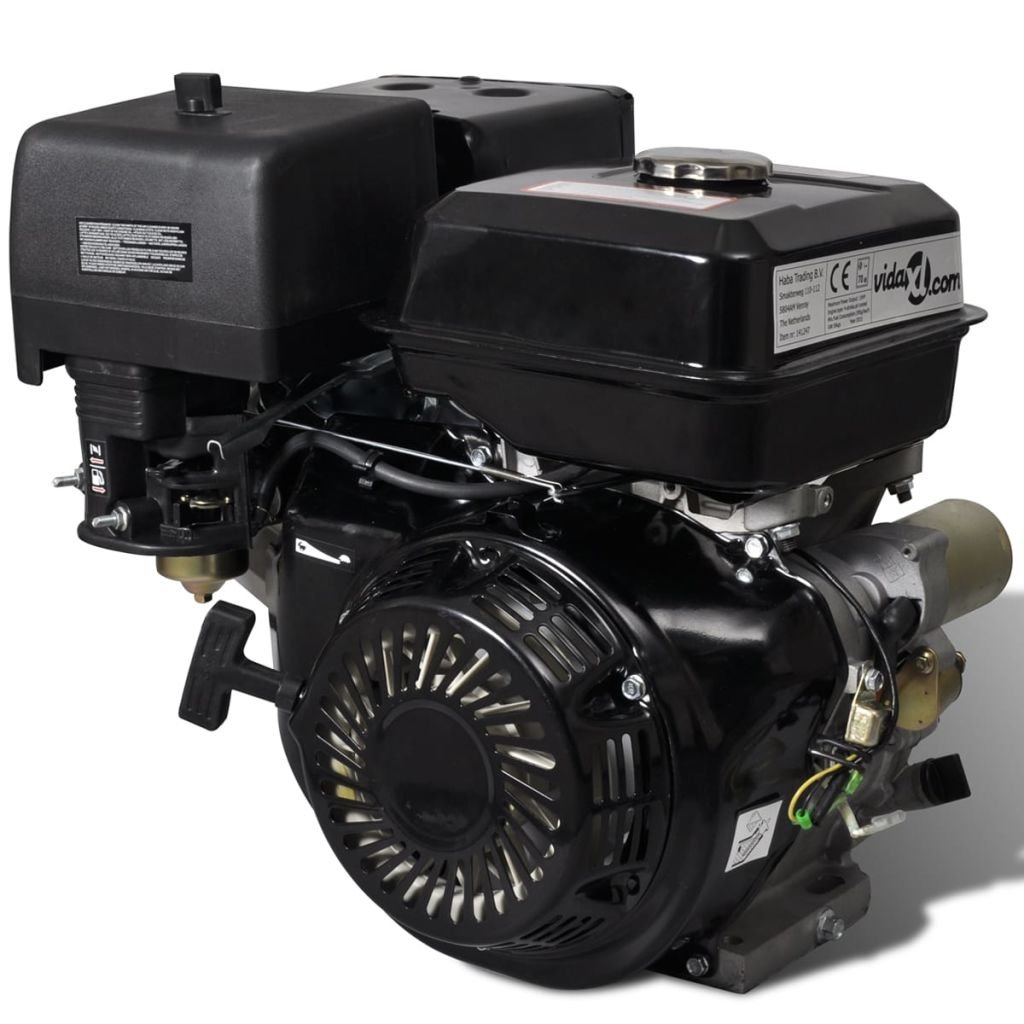 vidaXL vidaXL Czarny silnik benzynowy 9,6 kW z elektrycznym napędem