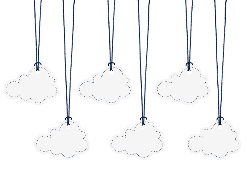 PartyDeco Zawieszki do prezentów 