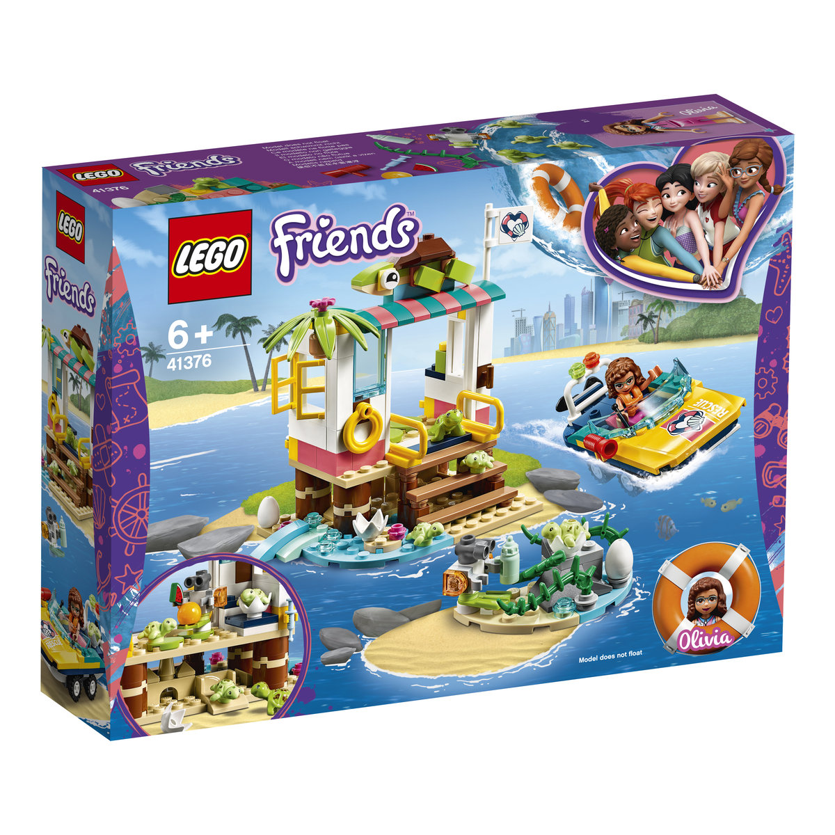 LEGO Friends Na ratunek żółwiom 41376