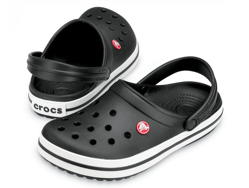 Crocs, Klapki męskie, Crocband, czarny, rozmiar 45 1/2
