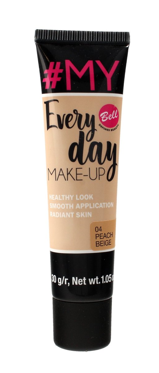 Bell My Everyday Make-Up Podkład wyrównujący koloryt Peach Beige nr 04