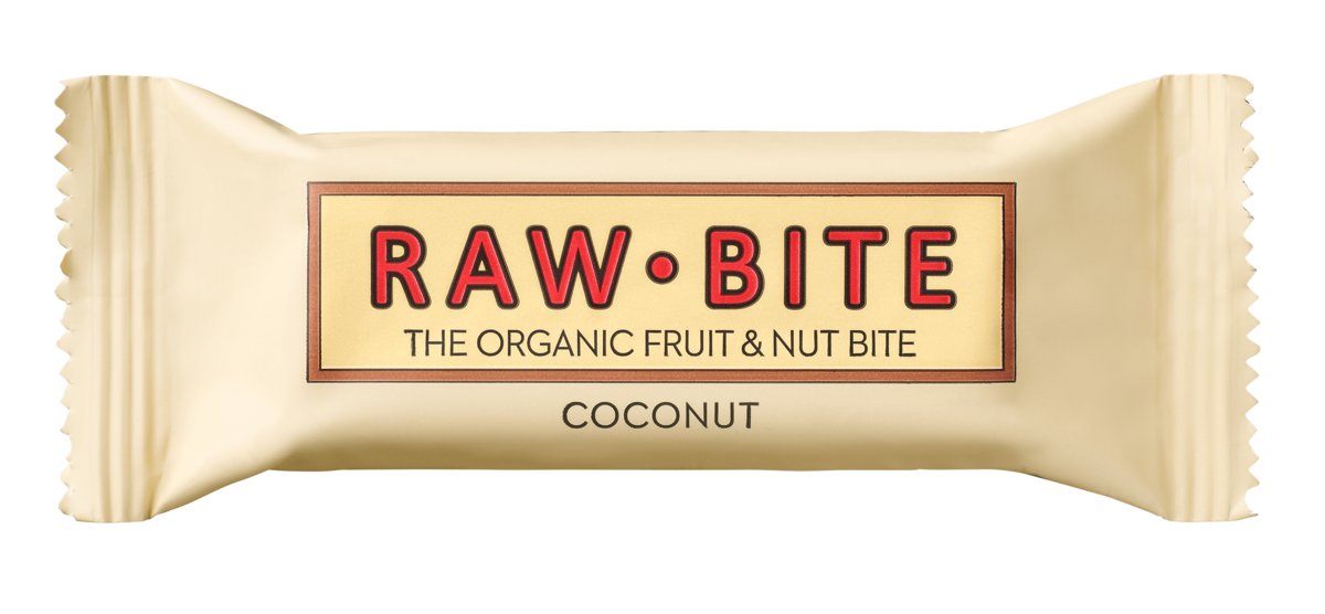 Raw Bite 078RAW BITE Baton Kokosowy 50g BIO EKO LIBRAWCOCONUT