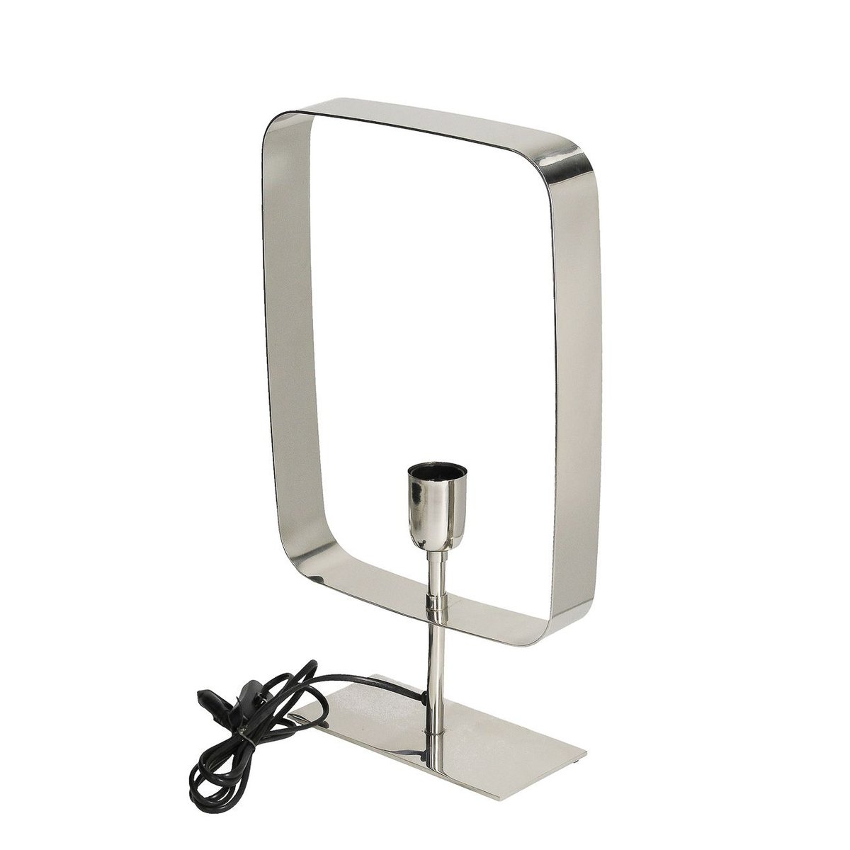 Dekoria Lampa stołowa Theo Silver 46 cm 46cm 812-682